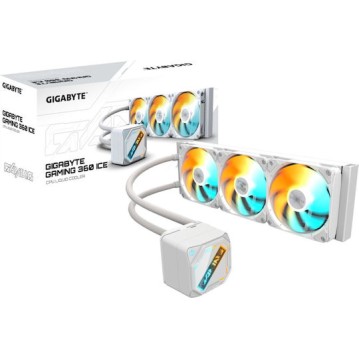Gigabyte Gaming 360 Υδρόψυξη Επεξεργαστή Τριπλού Ανεμιστήρα 120mm για Socket AM4/AM5/1700/1200 με ARGB Φωτισμό Λευκή