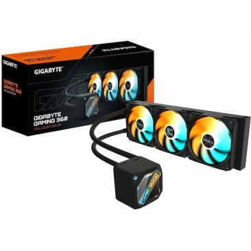 Gigabyte Gaming 360 Υδρόψυξη Επεξεργαστή Τριπλού Ανεμιστήρα 120mm για Socket AM4/AM5/1700/1200 με ARGB Φωτισμό