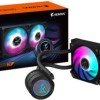 Gigabyte AORUS Waterforce II 240 Υδρόψυξη Επεξεργαστή Διπλού Ανεμιστήρα 120mm για Socket AM4/AM5/1700/1200 με ARGB Φωτισμό