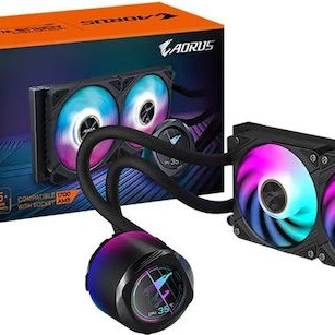 Gigabyte Aorus Waterforce X II 240 Υδρόψυξη Επεξεργαστή Διπλού Ανεμιστήρα 120mm για Socket AM4/AM5/1700/1200/115x με ARGB Φωτισμό