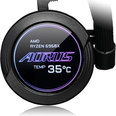 Gigabyte Aorus Waterforce X II 360 Υδρόψυξη Επεξεργαστή Τριπλού Ανεμιστήρα 120mm για Socket AM4/AM5/1700/1200/115x με ARGB Φωτισμό