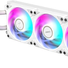 Gigabyte Aorus Waterforce X II 360 ICE Υδρόψυξη Επεξεργαστή Τριπλού Ανεμιστήρα 120mm για Socket AM4/AM5/1700/1200/115x με ARGB Φωτισμό Λευκή
