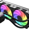 LC-Power Jet Flow Υδρόψυξη Επεξεργαστή Διπλού Ανεμιστήρα 120mm για Socket AM4/AM5/1700/1200/115x με ARGB Φωτισμό