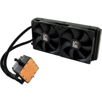 LC-Power LC-CC-240-LiCo Υδρόψυξη Επεξεργαστή Διπλού Ανεμιστήρα 120mm για Socket 1200/115x