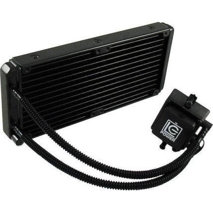 LC-Power LC-CC-240-LiCo Υδρόψυξη Επεξεργαστή Διπλού Ανεμιστήρα 120mm για Socket 1200/115x