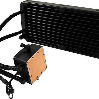 LC-Power LC-CC-240-LiCo Υδρόψυξη Επεξεργαστή Διπλού Ανεμιστήρα 120mm για Socket 1200/115x
