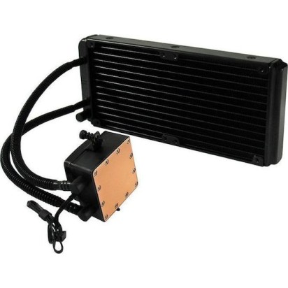 LC-Power LC-CC-240-LiCo Υδρόψυξη Επεξεργαστή Διπλού Ανεμιστήρα 120mm για Socket 1200/115x
