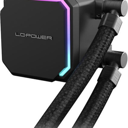 LC-Power Jet Flow Υδρόψυξη Επεξεργαστή Τριπλού Ανεμιστήρα 120mm για Socket AM4/AM5/1700/1200/115x