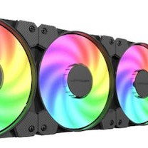 LC-Power Jet Flow Υδρόψυξη Επεξεργαστή Τριπλού Ανεμιστήρα 120mm για Socket AM4/AM5/1700/1200/115x με ARGB Φωτισμό