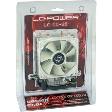 LC-Power LC-CC-95 Ψύκτρα Επεξεργαστή για Socket AM4/AM5/1200/115x Λευκή