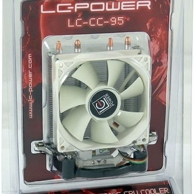 LC-Power LC-CC-95 Ψύκτρα Επεξεργαστή για Socket AM4/AM5/1200/115x Λευκή
