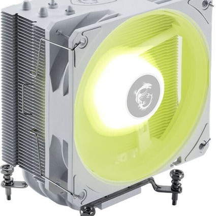 MSI MAG CoreFrozr AA13 Υδρόψυξη Επεξεργαστή 120mm για Socket AM4/AM5/1700 με Λευκό Φωτισμό Λευκή