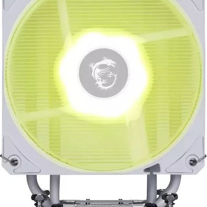 MSI MAG CoreFrozr AA13 Υδρόψυξη Επεξεργαστή 120mm για Socket AM4/AM5/1700 με Λευκό Φωτισμό Λευκή