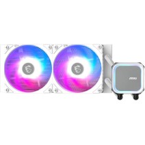 MSI MAG CORELIQUID A13 240 Υδρόψυξη Επεξεργαστή Διπλού Ανεμιστήρα 120mm για Socket AM4/AM5/1700 με ARGB Φωτισμό Λευκή