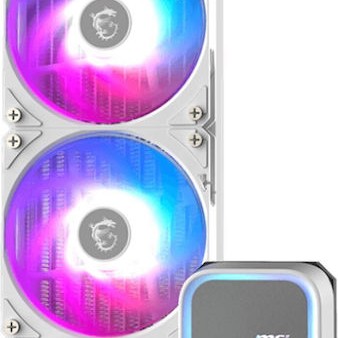 MSI MAG CORELIQUID A13 240 Υδρόψυξη Επεξεργαστή Διπλού Ανεμιστήρα 120mm για Socket AM4/AM5/1700 με ARGB Φωτισμό Λευκή