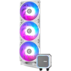 MSI MAG Coreliquid A13 360 Υδρόψυξη Επεξεργαστή Τριπλού Ανεμιστήρα 120mm για Socket AM4/AM5/1700 με ARGB Φωτισμό Λευκή