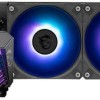 MSI MAG CoreLiquid A15 240 Υδρόψυξη Επεξεργαστή Διπλού Ανεμιστήρα 120mm για Socket AM4/AM5/1700 με ARGB Φωτισμό