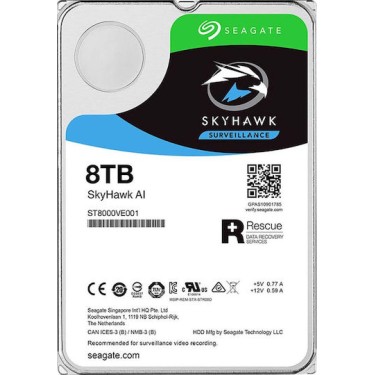 Seagate SkyHawk AI Surveillance 8TB HDD Σκληρός Δίσκος 3.5