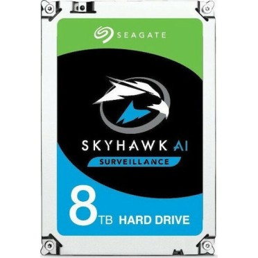 Seagate SkyHawk AI Surveillance 8TB HDD Σκληρός Δίσκος 3.5
