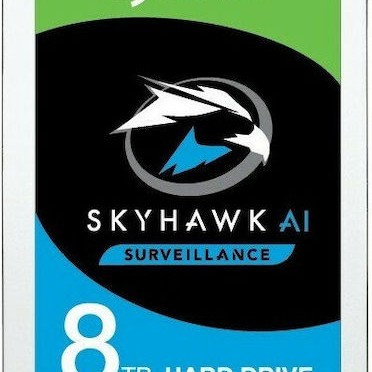 Seagate SkyHawk AI Surveillance 8TB HDD Σκληρός Δίσκος 3.5