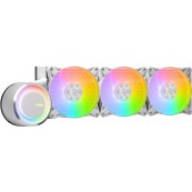 MSI MAG CoreLiquid E360 Υδρόψυξη Επεξεργαστή Τριπλού Ανεμιστήρα 120mm για Socket AM4/AM5/1700/1200/115x με ARGB Φωτισμό Λευκή