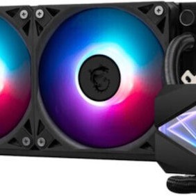 MSI MAG CoreLiquid Υδρόψυξη Επεξεργαστή Διπλού Ανεμιστήρα 120mm για Socket AM4/AM5/1700/1200/115x με ARGB Φωτισμό