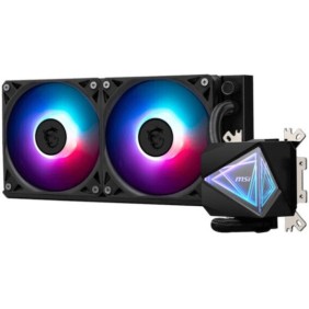 MSI MAG CoreLiquid Υδρόψυξη Επεξεργαστή Διπλού Ανεμιστήρα 120mm για Socket AM4/AM5/1700/1200/115x με ARGB Φωτισμό