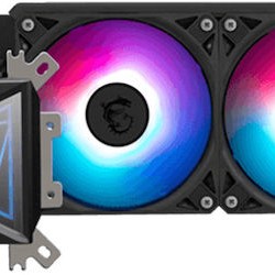 MSI MAG CoreLiquid Υδρόψυξη Επεξεργαστή Διπλού Ανεμιστήρα 120mm για Socket AM4/AM5/1700/1200/115x με ARGB Φωτισμό