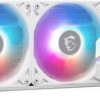 MSI MAG CoreLiquid Υδρόψυξη Επεξεργαστή Διπλού Ανεμιστήρα 120mm για Socket AM4/AM5/1700/1200/115x με ARGB Φωτισμό Λευκή