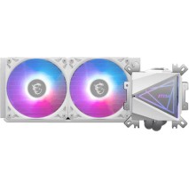 MSI MAG CoreLiquid Υδρόψυξη Επεξεργαστή Διπλού Ανεμιστήρα 120mm για Socket AM4/AM5/1700/1200/115x με ARGB Φωτισμό Λευκή