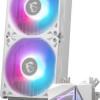 MSI MAG CoreLiquid Υδρόψυξη Επεξεργαστή Διπλού Ανεμιστήρα 120mm για Socket AM4/AM5/1700/1200/115x με ARGB Φωτισμό Λευκή