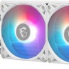 MSI MAG CoreLiquid Υδρόψυξη Επεξεργαστή Διπλού Ανεμιστήρα 120mm για Socket AM4/AM5/1700/1200/115x με ARGB Φωτισμό Λευκή
