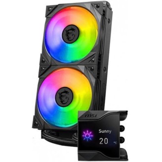 MSI MPG CORELIQUID D240 Υδρόψυξη Επεξεργαστή Διπλού Ανεμιστήρα 120mm για Socket AM4/AM5/1700/1200/115x με ARGB Φωτισμό