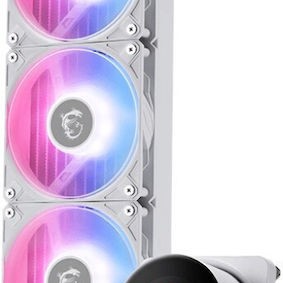 MSI MPG CoreLiquid Υδρόψυξη Επεξεργαστή 120mm για Socket AM4/AM5/1700 με Λευκό Φωτισμό Λευκή