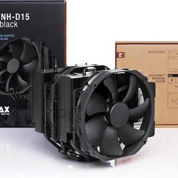 Noctua NH-D15NH-D15 chromax.black Ψύκτρα Επεξεργαστή Διπλού Ανεμιστήρα για Socket AM4/AM5/1200/115x