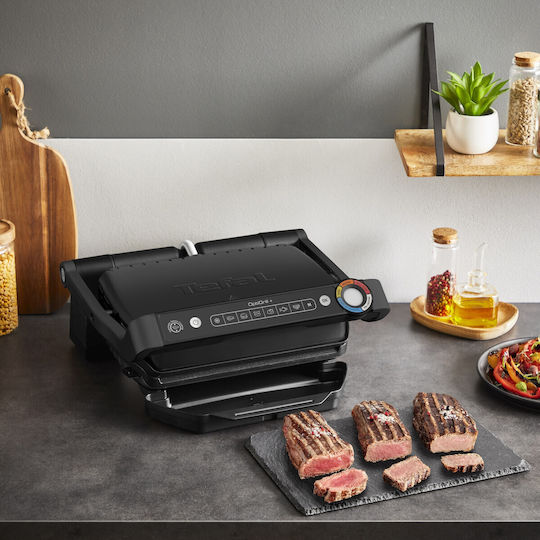 Tefal OptiGrill+ Τοστιέρα για 2 Τοστ 2000W Μαύρη