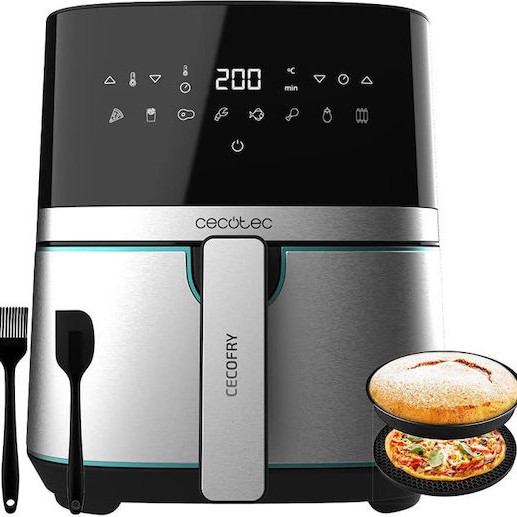 Cecotec Cecofry Full Pro 5500 Inox Air Fryer 5.5lt Ασημί