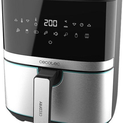 Cecotec Cecofry Full Pro 5500 Inox Air Fryer 5.5lt Ασημί