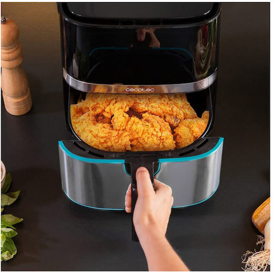 Cecotec Cecofry Full Pro 5500 Inox Air Fryer 5.5lt Ασημί