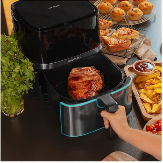Cecotec Cecofry Full Pro 5500 Inox Air Fryer 5.5lt Ασημί