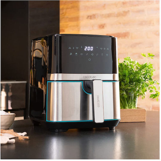 Cecotec Cecofry Full Pro 5500 Inox Air Fryer 5.5lt Ασημί