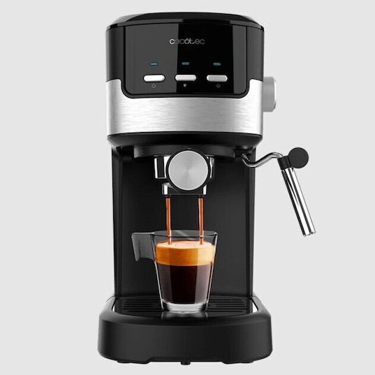 Cecotec Power Espresso 20 Pecan Μηχανή Espresso 1100W Πίεσης 20bar Μαύρη