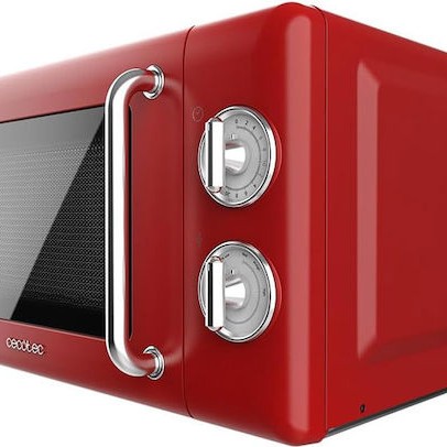 Cecotec ProClean 3010 Retro Φούρνος Μικροκυμάτων 20lt Κόκκινος