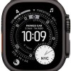 Apple Watch Ultra 3 Titanium 49mm Αδιάβροχο με eSIM και Παλμογράφο (Black Titanium Case with Black Titanium Milanese Loop - Medium)