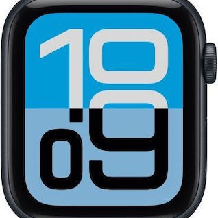 Apple Watch SE 3 Aluminium 40mm Αδιάβροχο με Παλμογράφο (Midnight Aluminium Case with Midnight Sport Band - M/L)