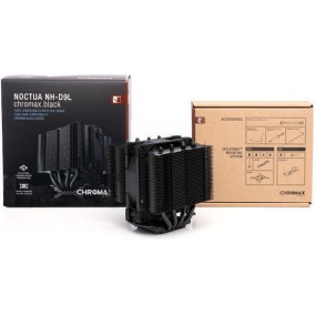 Noctua NH-D9L chromax.black Ψύκτρα Επεξεργαστή για Socket AM4/AM5/1200/115x/1700