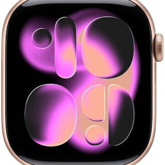 Apple Watch Series 11 Aluminium 42mm Αδιάβροχο με Παλμογράφο (Rose Gold Aluminium Case with Light Blush Sport Band - M/L)