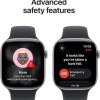 Apple Watch Series 11 Aluminium 46mm Αδιάβροχο με Παλμογράφο (Grey Aluminium Case with Black Sport Band - S/M)