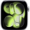 Apple Watch Series 11 Aluminium 46mm Αδιάβροχο με Παλμογράφο (Silver Aluminium Case with Purple Fog Sport Band - S/M)