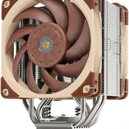 Noctua NH-U12A Ψύκτρα Επεξεργαστή Διπλού Ανεμιστήρα για Socket AM4/AM5/115x Καφέ